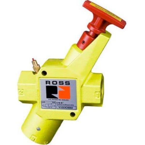 ROSS® Manual Pneumatic Lockout Valve With 1-1/4